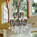 Versailles Dark Bronze Clear Crystal 18 Light Chandelier - Chandeliers
