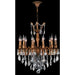 Versailles French Gold Clear Crystal 12 Light Chandelier - Chandeliers