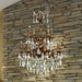 Versailles French Gold Clear Crystal 12 Light Chandelier - Chandeliers