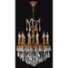 Versailles French Gold Clear Crystal 12 Light Chandelier - Chandeliers