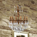 Versailles French Gold Clear Crystal 12 Light Chandelier - Chandeliers