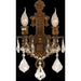 Versailles French Gold Clear Crystal 2 Light Wall Sconce - Wall Sconces