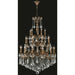 Versailles French Gold Clear Crystal 25 Light Chandelier - Chandeliers