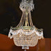 Winchester Antique Bronze Clear Crystal 10 Light Chandelier - Chandeliers