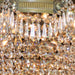 Winchester Antique Bronze Clear Crystal 12 Light Chandelier - Chandeliers