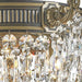 Winchester Antique Bronze Clear Crystal 12 Light Semi-Flushmount - Semi-Flushmounts