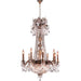 Winchester Antique Bronze Clear Crystal 15 Light Chandelier - Chandeliers