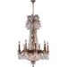 Winchester Antique Bronze Clear Crystal 18 Light Chandelier - Chandeliers
