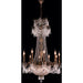 Winchester Antique Bronze Clear Crystal 18 Light Chandelier - Chandeliers