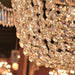 Winchester Antique Bronze Clear Crystal 3 Light Chandelier - Chandeliers