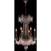 Winchester Antique Bronze Clear Crystal 9 Light Chandelier - Chandeliers