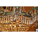 Winchester Antique Bronze Golden Teak Crystal 18 Light Chandelier - Chandeliers