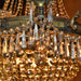 Winchester Antique Bronze Golden Teak Crystal 9 Light Chandelier - Chandeliers