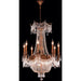 Winchester French Gold Clear Crystal 12 Light Chandelier - Chandeliers