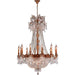 Winchester French Gold Clear Crystal 18 Light Chandelier - Chandeliers