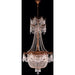 Winchester French Gold Clear Crystal 4 Light Chandelier - Chandeliers