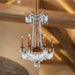 Winchester French Gold Clear Crystal 9 Light Chandelier - Chandeliers