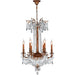 Winchester French Gold Clear Crystal 9 Light Chandelier - Chandeliers