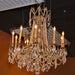 Windsor French Gold Clear Crystal 10 Light Chandelier - Chandeliers