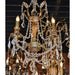 Windsor French Gold Clear Crystal 3 Light Chandelier - Chandeliers