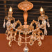 Windsor French Gold Clear Crystal 4 Light Semi-Flushmount - Semi-Flushmounts
