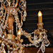 Windsor French Gold Clear Crystal 5 Light Chandelier - Chandeliers