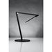 Z-Bar Desk Lamp with base (Cool Light; Metallic Black) - Desk Lamp