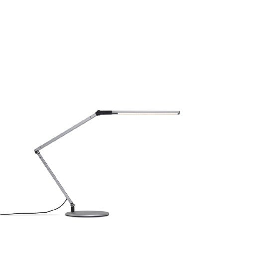 Z-Bar mini Desk Lamp with base (Cool Light; Silver) - Desk Lamps