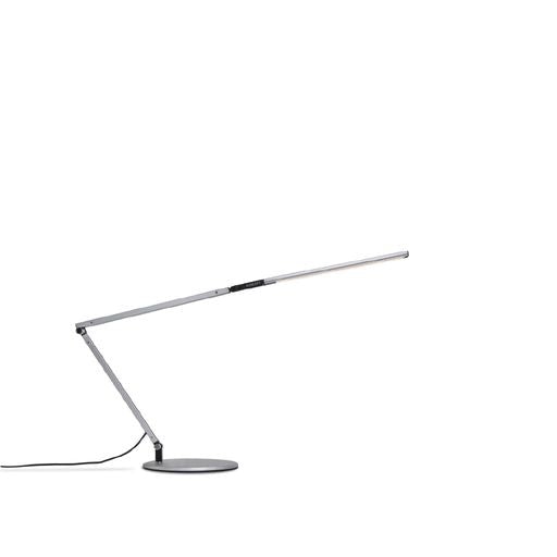 Z-Bar mini Desk Lamp with base (Cool Light; Silver) - Desk Lamps