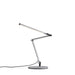 Z-Bar mini Desk Lamp with base (Warm Light; Silver) - Desk Lamps