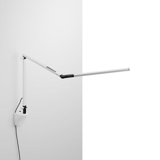 Z-Bar mini Desk Lamp with White wall mount (Warm Light; White) - Wall Sconces