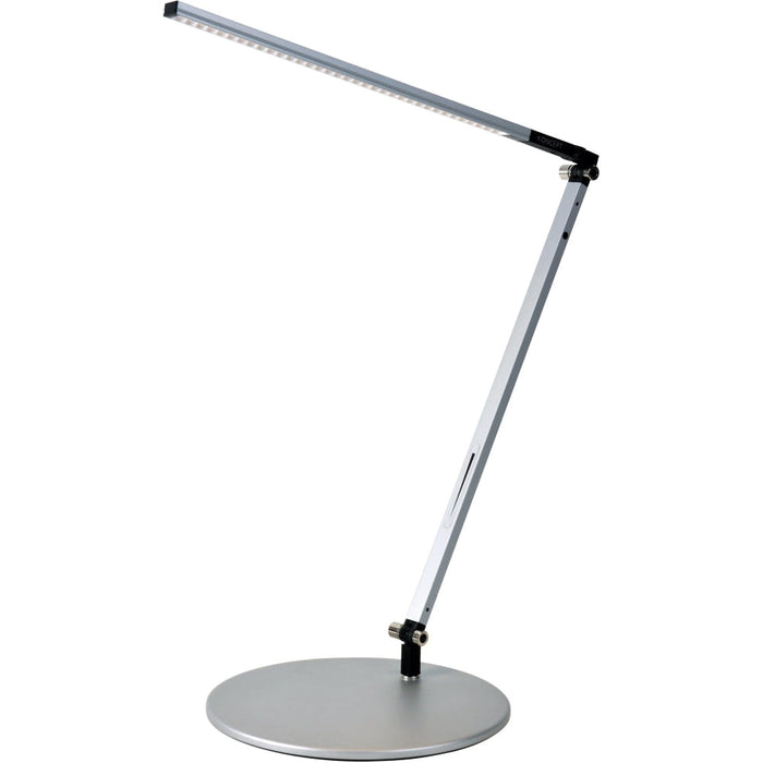 Z-Bar Solo Desk Lamp with base (Cool Light; Silver) - Desk Lamp
