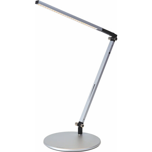 Z-Bar Solo mini Desk Lamp with base (Cool Light; Silver) - Desk Lamp